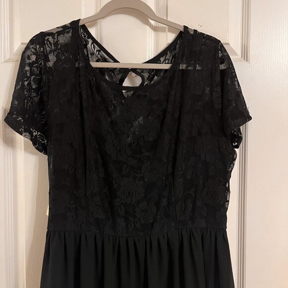 NWOT Nemidor Floral Lace Dress | Black | Plus Size 18 - Picture 4 of 6